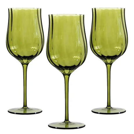 4/2/1Pcs Creative French Medieval Red Wine Glass Hand Blown Margarita Cocktail Goblet Glass Cup Dense Edges Vintage Flower Bloom - V.I.P Digital Presence