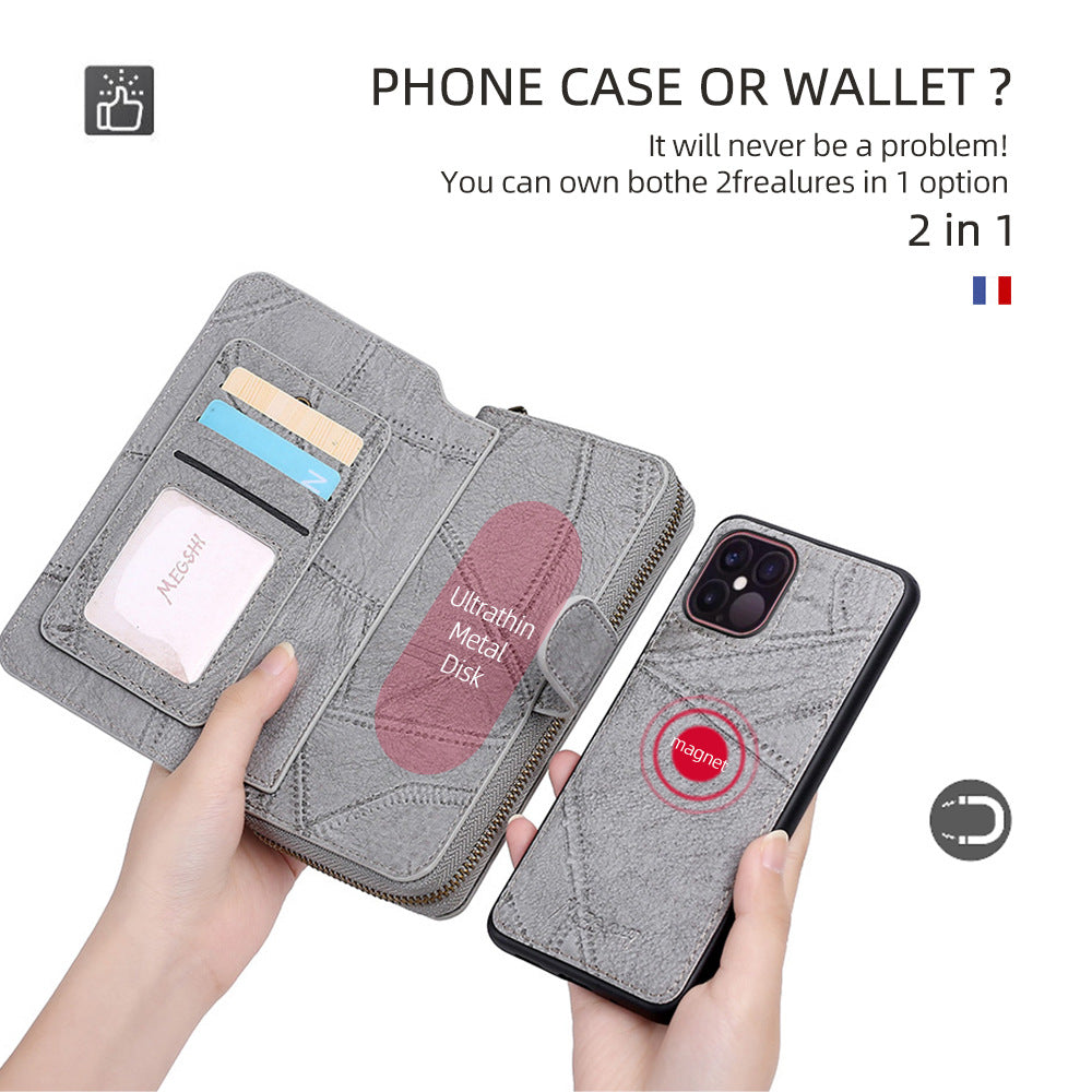 Suitable for iPhone 15 Promax phone case, wallet, card insertion phone case, flip cover leather case - V.I.P Digital Presence