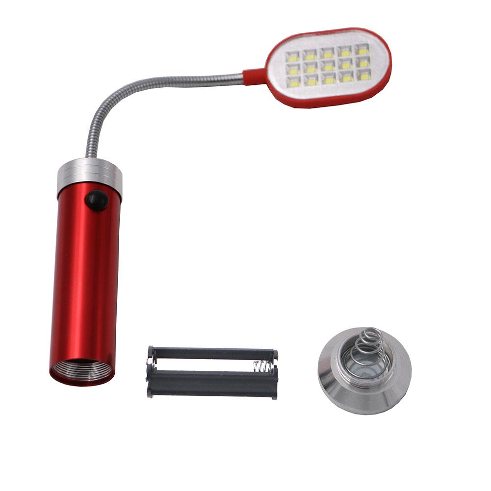 LED Flashlight Flexible 1 Mode Aluminum Desk Light Lamp 15 LED  With Magnet Torch Perfect Companion Light - V.I.P Digital Presence