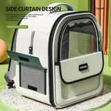 Pet supplies cat bag portable pet bag with side opening backpack for outdoor use - V.I.P Digital Presence