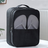 Twill Oxford Cloth Shoes Travel Storage Bags Three-layer Waterproof Shoe Bag
