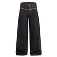 American High Street Design Denim Wide Leg Long Pants Men's Vibe Trendy Side Pleated Loose Casual Trousers - V.I.P Digital Presence