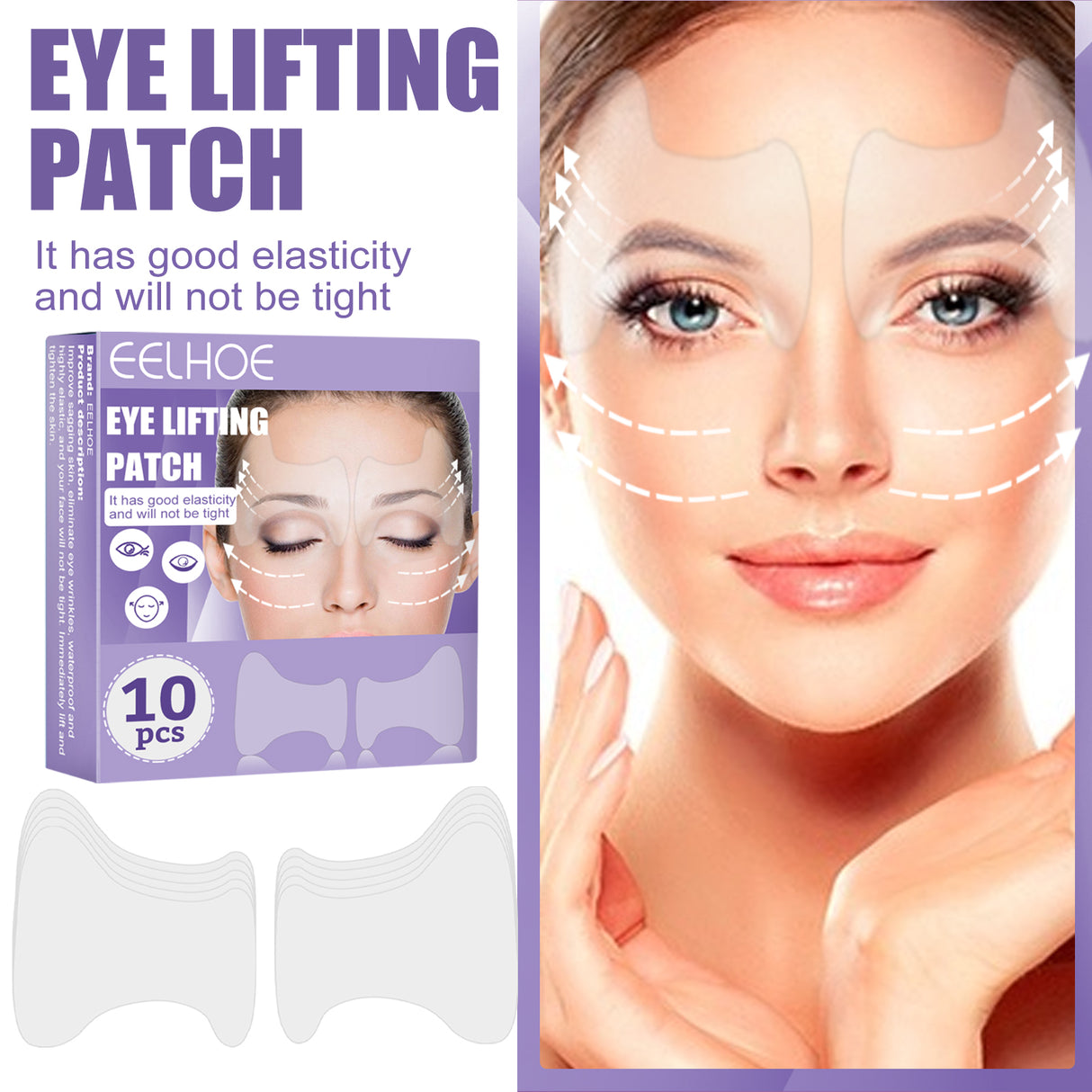 Eye Lifting Patch, Reduces Fine Lines Under Eye Bags Multi-Action Collagen Eye Mask Firming Lift Eye Patch - V.I.P Digital Presence