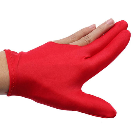 Billiard Cue Glove Pool Left Hand Open Three Finger - V.I.P Digital Presence