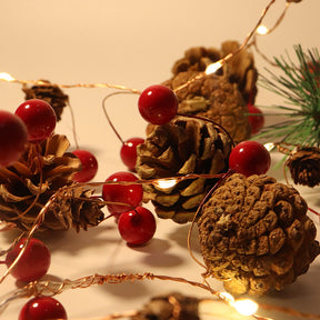 LED Pinecone Light String Small Mulberry Copper Wire Light Creative Flashing Light String Christmas Courtyard Decoration Light String - V.I.P Digital Presence