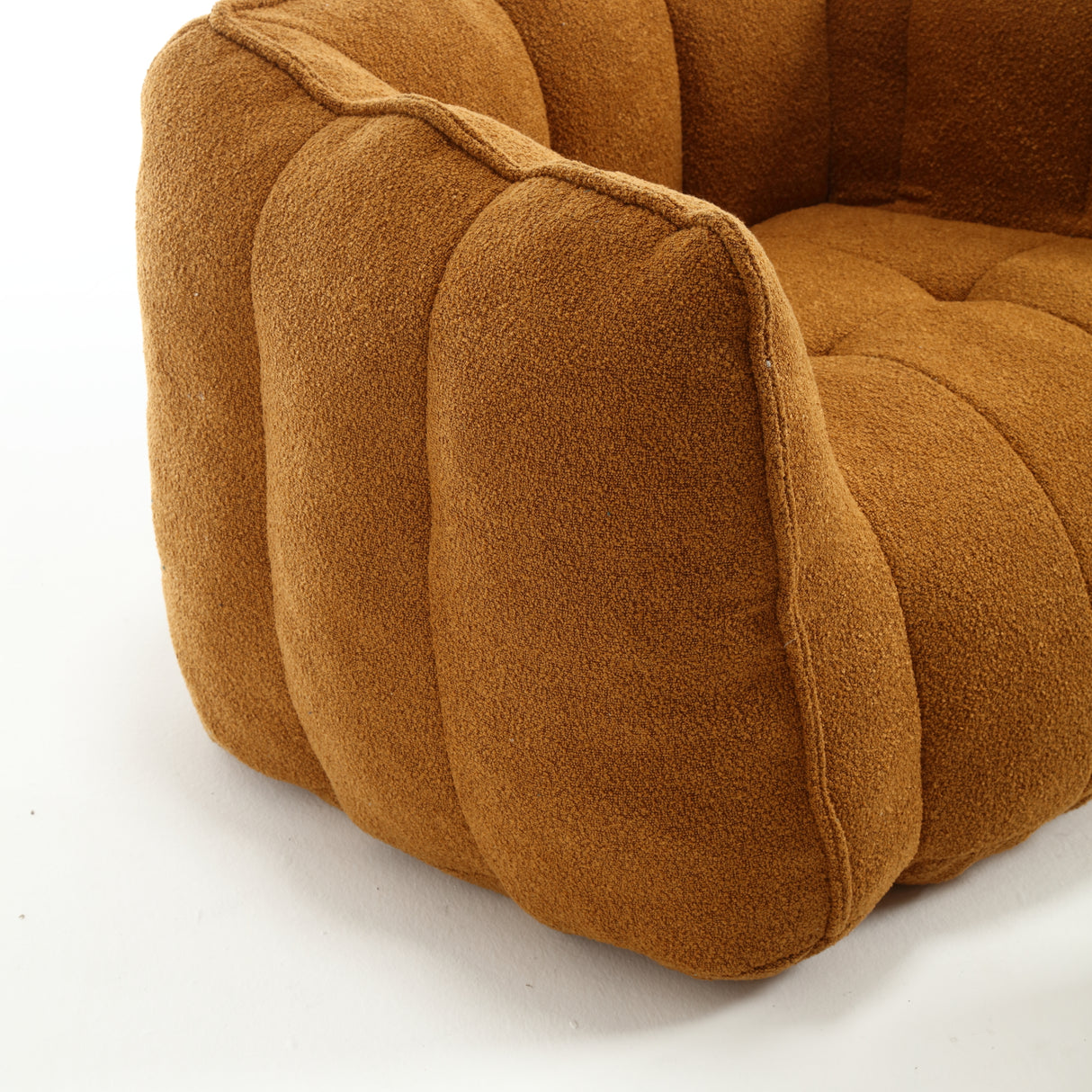 Soft Bean Bag Chair with High Resilient Foam(Chips)for living room and bedroom Comfortable Square Lazy Sofa with Footstool - V.I.P Digital Presence