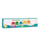 Geometric shape column matching assembly for children's enlightenment, boys and girls' early education puzzle toys, building blocks