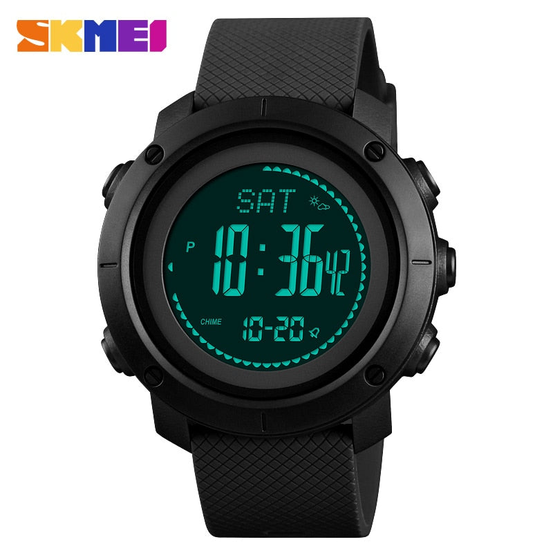SKMEI 1427-belt type  altimeter barometer thermometer altitude men's digital watch sports clock mountain climbing hiking watch Monterey - V.I.P Digital Presence