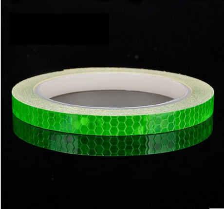 Bicycle reflective stickers mountain bike bicycle motorcycle fluorescent decal tape safety warning riding accessories - V.I.P Digital Presence