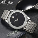 Clearance MISSFOX  2446 Unique Design Minimalist Watch Men Novel Stylish Male Watches Fashion Sports Quartz Wrist Watch For Men Women - V.I.P Digital Presence