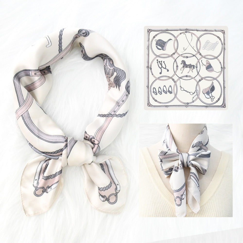 Silk Scarf Women's Sunscreen Beach Imitation Silk Versatile Silk Scarf Neckband - V.I.P Digital Presence
