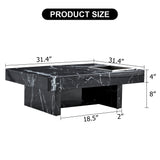 A modern and practical coffee table made of MDF material with black patterns - V.I.P Digital Presence