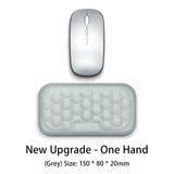 Keyboard mouse wrist rest ergonomic office typing protect relax wrist memory foam mouse pad computer notebook mouse pad