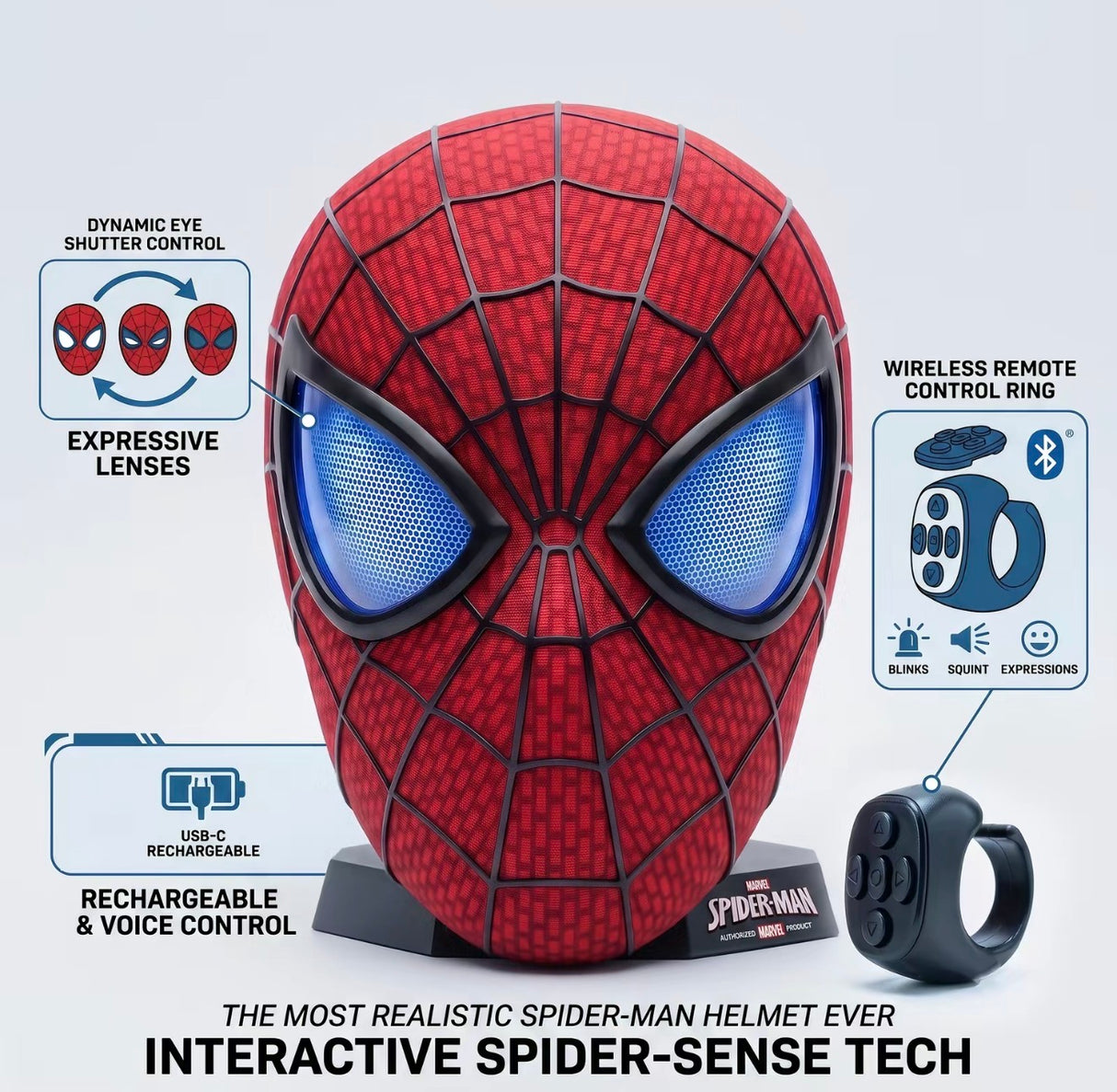 GlowHero LED Cosplay Mask