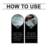 Car Window Rain Spray, Decontamination Descaling Water Stains Improve Vision Rearview Mirror Cleaning - V.I.P Digital Presence