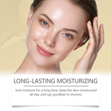 Crema facial hidratante de avena, loción hidratante de nutrición profunda para el cuidado suave de la piel.