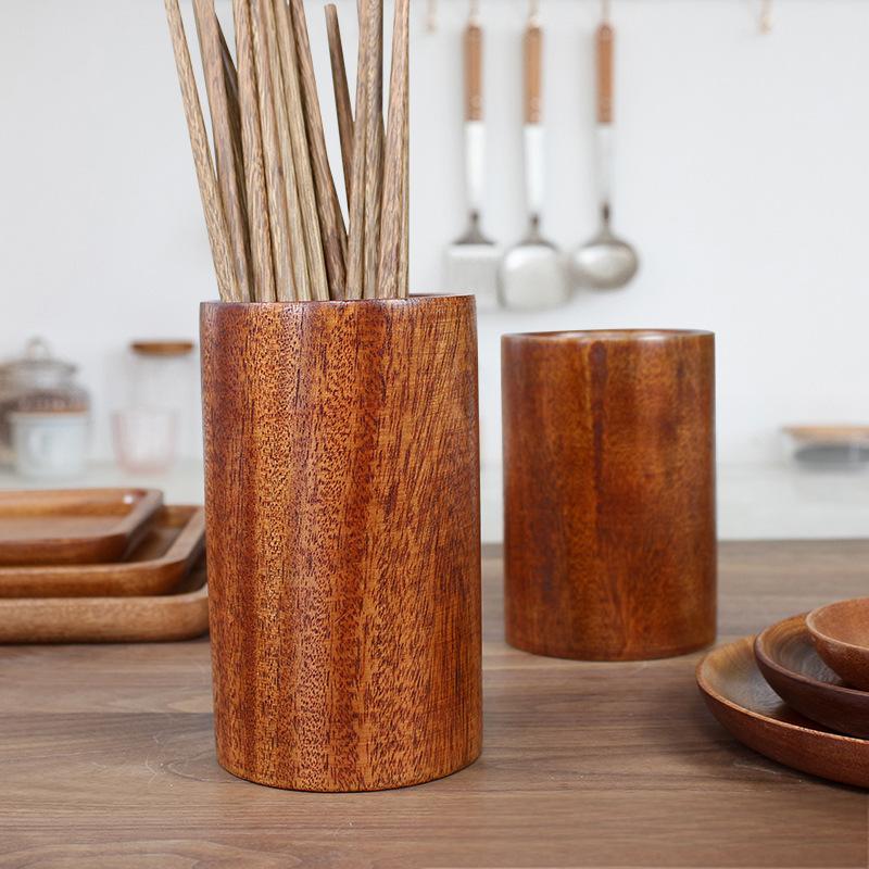 Vintage wooden chopsticks, drain tube, chopsticks storage - V.I.P Digital Presence