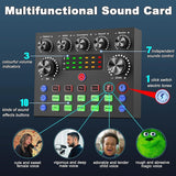 V8S Audio Mixer with Voice changer,Podcast Mixer,Sound Card for Phone Gaming Karaoke Studio Live Streaming Podcast - V.I.P Digital Presence