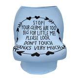 Funda elástica multifunción para asiento de coche de bebé, funda de lactancia, funda para carrito de compras, funda para carrito de supermercado, capota para asiento de coche