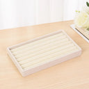 Plush jewelry storage box jewelry box rings earrings bracelets necklaces storage display shelf - V.I.P Digital Presence