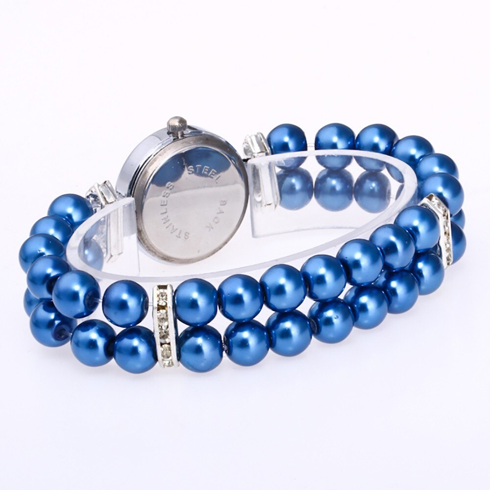 Crystal Watch Fashion Women Watch Pearl String Watch Strap Quartz Bracelet Watch models Female Clock Ladies damenuhr reloj mujer - V.I.P Digital Presence