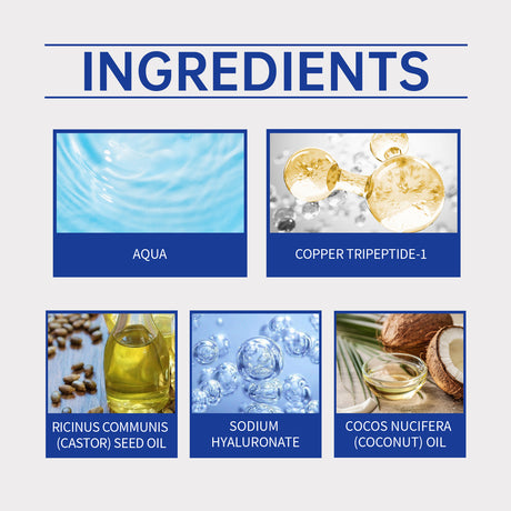 Blue Copper Peptide Hair Care Essential Oil, Moisturizes Dry Hair And Smooth Hair Massage Hair Care Essence - V.I.P Digital Presence