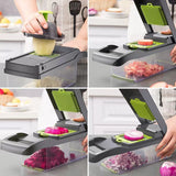 Multifunctional Vegetable Chopper Kitchen Dicer Grater Shredder Set Vegetable Cutter - V.I.P Digital Presence