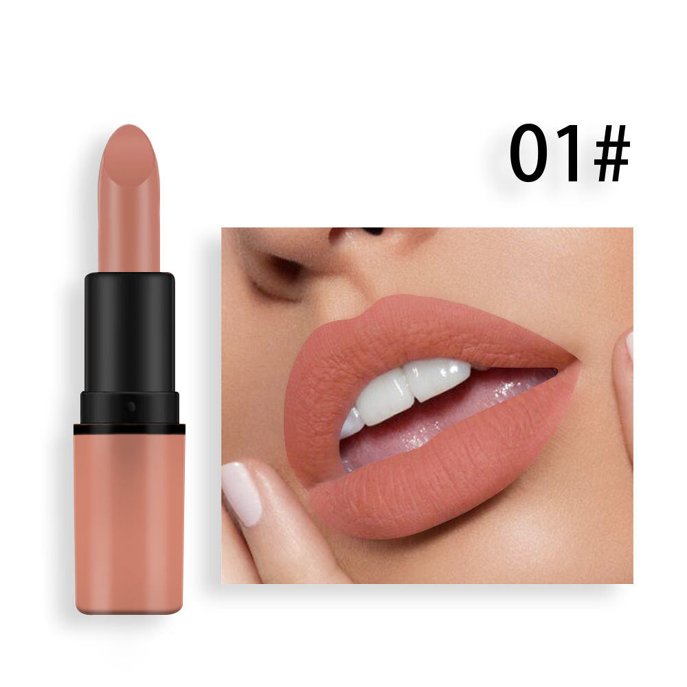 Matte Lipstick Bean Paste Plum Color Sexy Red Nude Beige Brown Red Bullet Lipstick - V.I.P Digital Presence