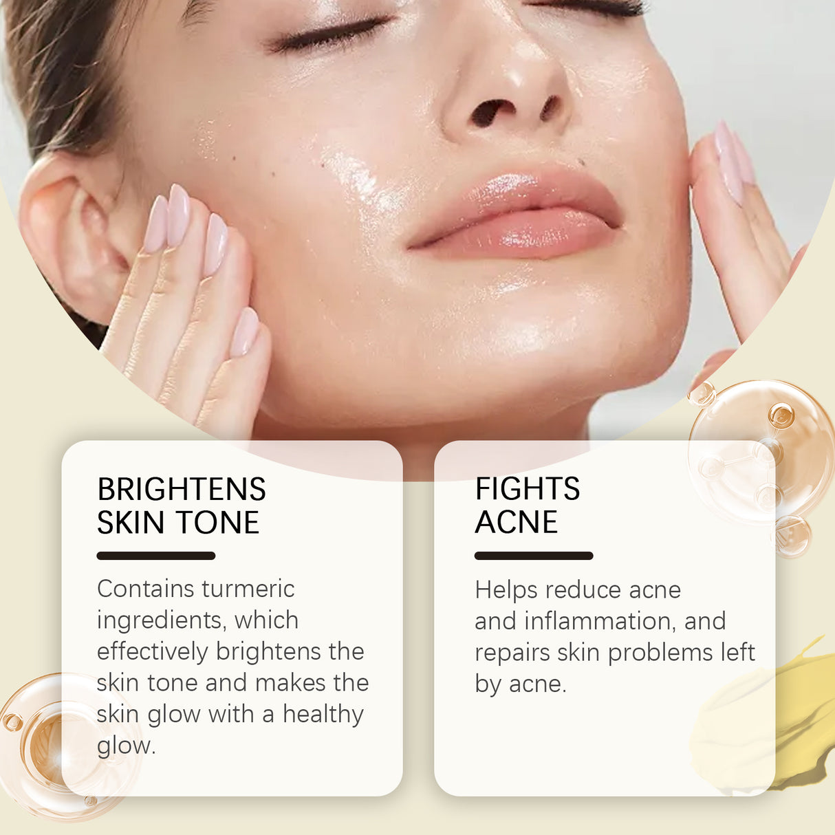 Turmeric Moisturizing Face Cream, Brightening, Hydrating, Nourishing And Moisturizing Skin Daily Gentle Care - V.I.P Digital Presence