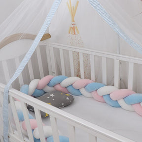 100cmBaby Bumper Bed Braid Knot Pillow Cushion Bumper for Infant Kids Crib Protector Cot Bumper Room Decor Anti-collision Bumper - V.I.P Digital Presence
