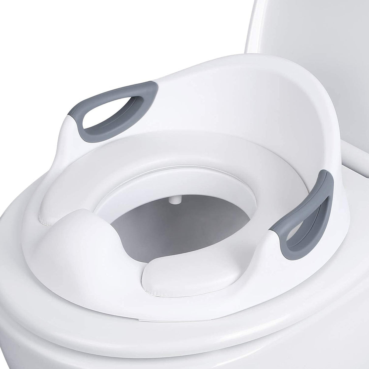Asientos de inodoro para niños, asas para bebés, respaldo, orinal unisex para bebés, orinal portátil, asiento de inodoro, banco, suministros para el hogar 