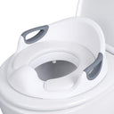 Asientos de inodoro para niños, asas para bebés, respaldo, orinal unisex para bebés, orinal portátil, asiento de inodoro, banco, suministros para el hogar 
