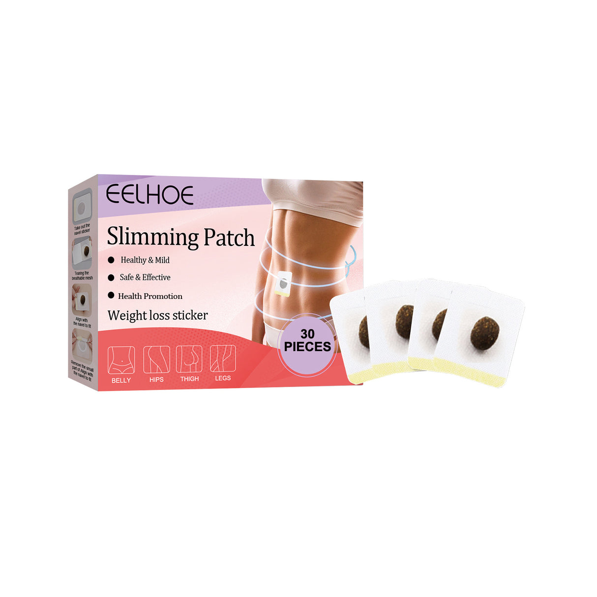 Slimming Patch, Lazy Slimming Body Sculpting Body Belly Button Tight Belly Button Pill Belly Belly Thighs - V.I.P Digital Presence