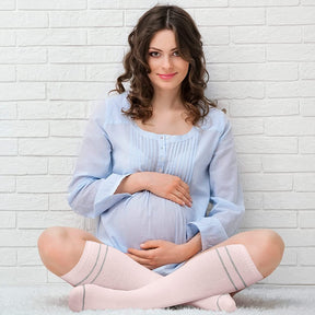 Pregnant women's elastic compression socks mid length calf socks pressure socks women's jump rope elastic cycling socks - V.I.P Digital Presence