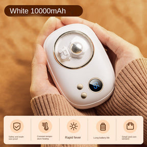 Mini Space Number Display Warm Hand Treasure 2-in-1 Warm Hand Treasure Charging - V.I.P Digital Presence