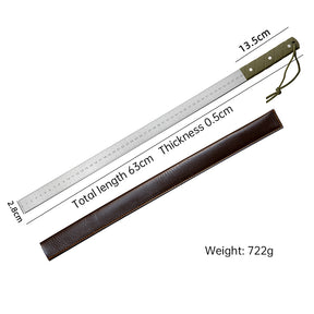 20 - Inch Dual - Scale Stainless Steel Ruler, thickened quenched steel, with random lanyard, great for drawing & measuring. - V.I.P Digital Presence