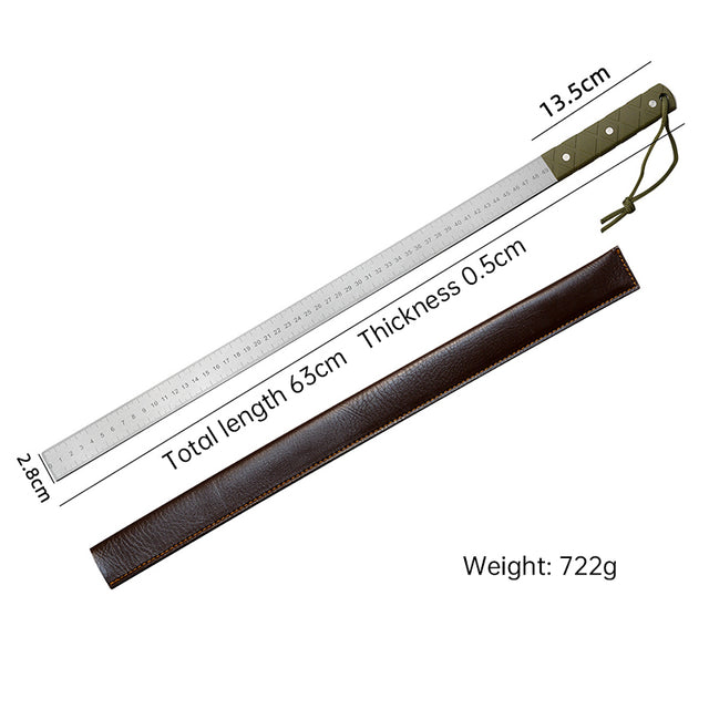 20 - Inch Dual - Scale Stainless Steel Ruler, thickened quenched steel, with random lanyard, great for drawing & measuring. - V.I.P Digital Presence
