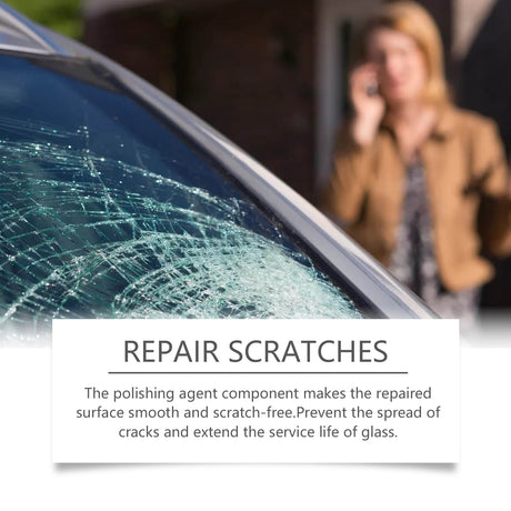 Automotive Glass Care Kit Automotive Windshield Cracks And Scratches Adhesive Repair Solution - V.I.P Digital Presence