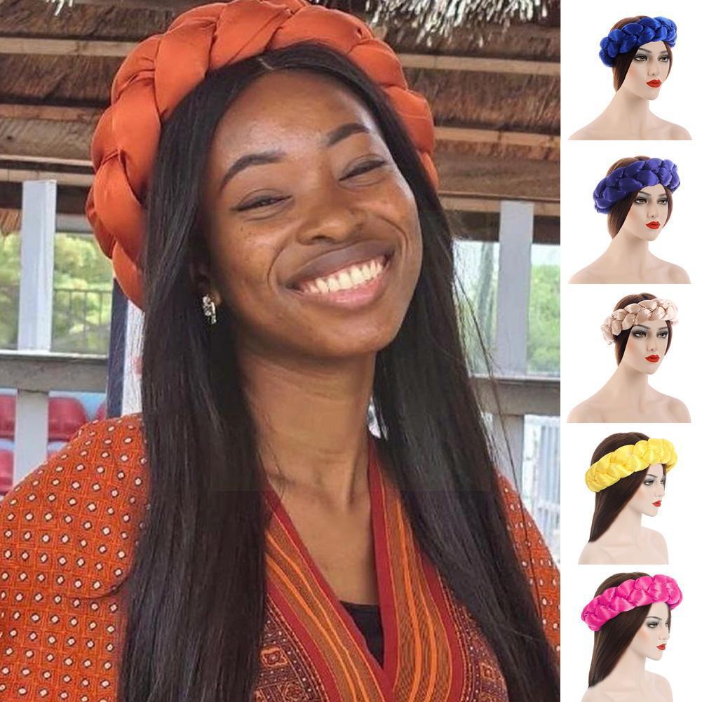 New Fashion Candy Color Women Braids Headbands Elastic Headwear Hair African Female Turban Bands Accessories Bandana Bandag L8y4 - V.I.P Digital Presence