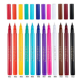 HANDAIYAN 12 Color Matte Color Eyeliner Quick-Drying And Not Easy To Smudge Liquid Eyeliner Pen 12 Pack Eyeliner - V.I.P Digital Presence