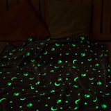 Magic Glow In The Dark Blanket luminous blanket children blanket fluorescent blanket