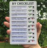 RV Memo Message Checklist Plastic Memo Plastic Board Record Checklist - V.I.P Digital Presence