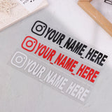 New Car Sticker User Name Custom Personalized Vinyl Decals Motorcycle For Customization Needs Remarks Car Sticker - V.I.P Digital Presence