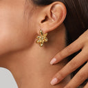 Stainless Steel Flower Earrings - V.I.P Digital Presence