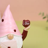 Valentine's Day Dwarf Doll Resin Gift Ornament Desktop Decoration Pink Hat Dwarf - V.I.P Digital Presence