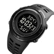SKMEI 1681 Body Temperature Men's Watch Electronic 5Bar Waterproof Long Battery Life Alarm Clock LED Healthy Male Sport Watch - V.I.P Digital Presence