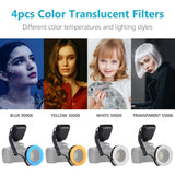 MAMEN 48 Macro LED Ring Flash Light With 8 Adapter Ring For Nikon Canon Pentax Olympus Panasonic Camera DSLR Ring Flash Kit - V.I.P Digital Presence