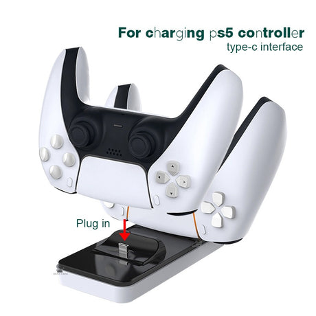 Suitable for PS5 controller charger base game controller dual charging base PS5 accessories - V.I.P Digital Presence