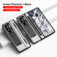 Samsung zfold 6 phone case FOLD5 flat hinge folding pen slot protective cover W23 electroplated lens film suitable - V.I.P Digital Presence