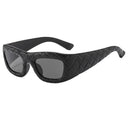 Weaving design frame, personalized fashion sunglasses, men's and women's high-end sense, European and American ins trend sun protection sunglasses - V.I.P Digital Presence